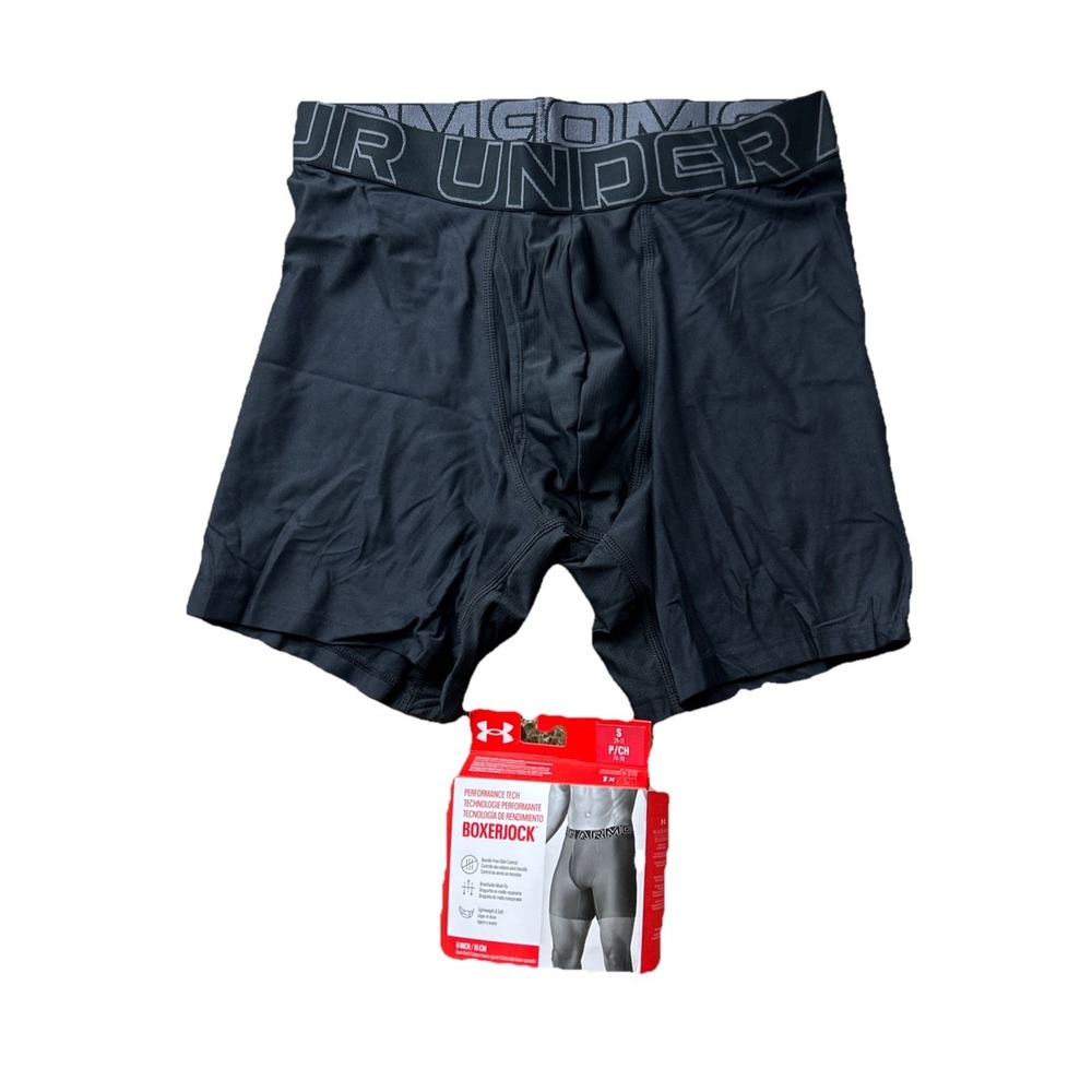 Under Armour Boxerjock Mens Small 29-31 Black‎